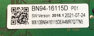 KIT DE TARJETAS PARA TV SAMSUNG CRYSTAL 4K SMART TV / MAIN BN96-52989A / BN94-16115D / BN41-02751B / BN97-17028H / FUENTE BN44-01054C / BN4401054C / L55S6_TSM / ST55F171C8 / PANEL CY-BT055HGLVNH / MODELO UN55TU7000 / UN55TU7000FXZA / UN55TU7000FXZA FN11 - Imagen 3
